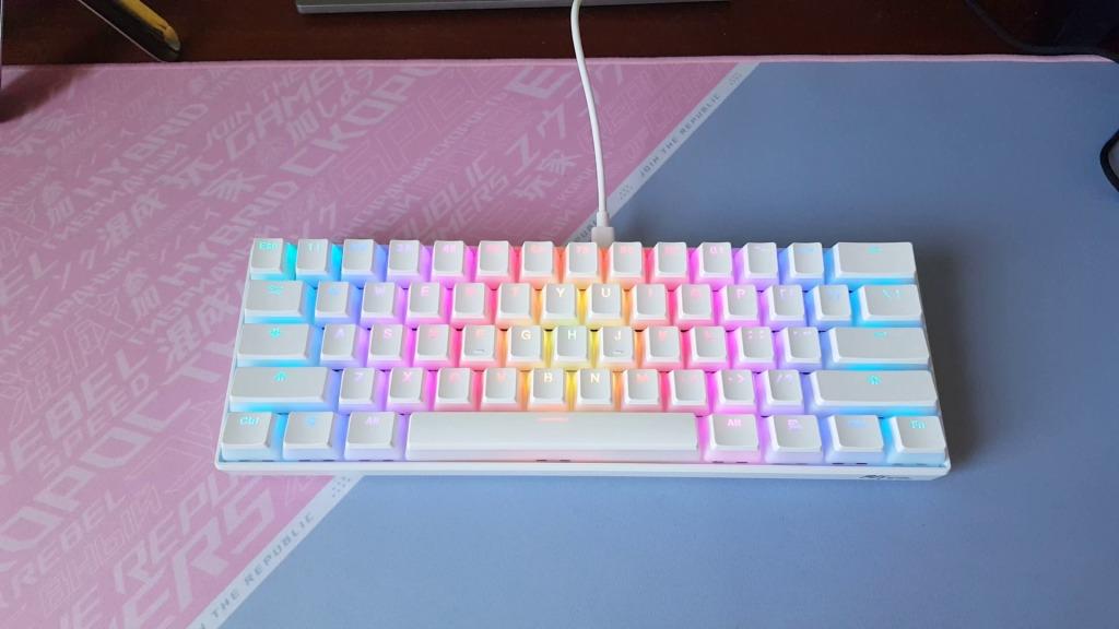 SG Royal Kludge RK Hot Swappable RGB Mechanical Keyboard Bluetooth Keys