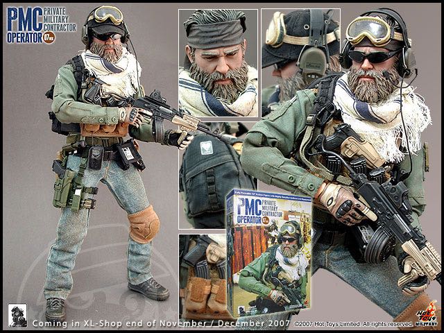 Scale HOT TOYS PMC OPERATOR PRIVATE MILITARY CONTRACTOR figure 興趣及遊戲 玩具 遊戲類