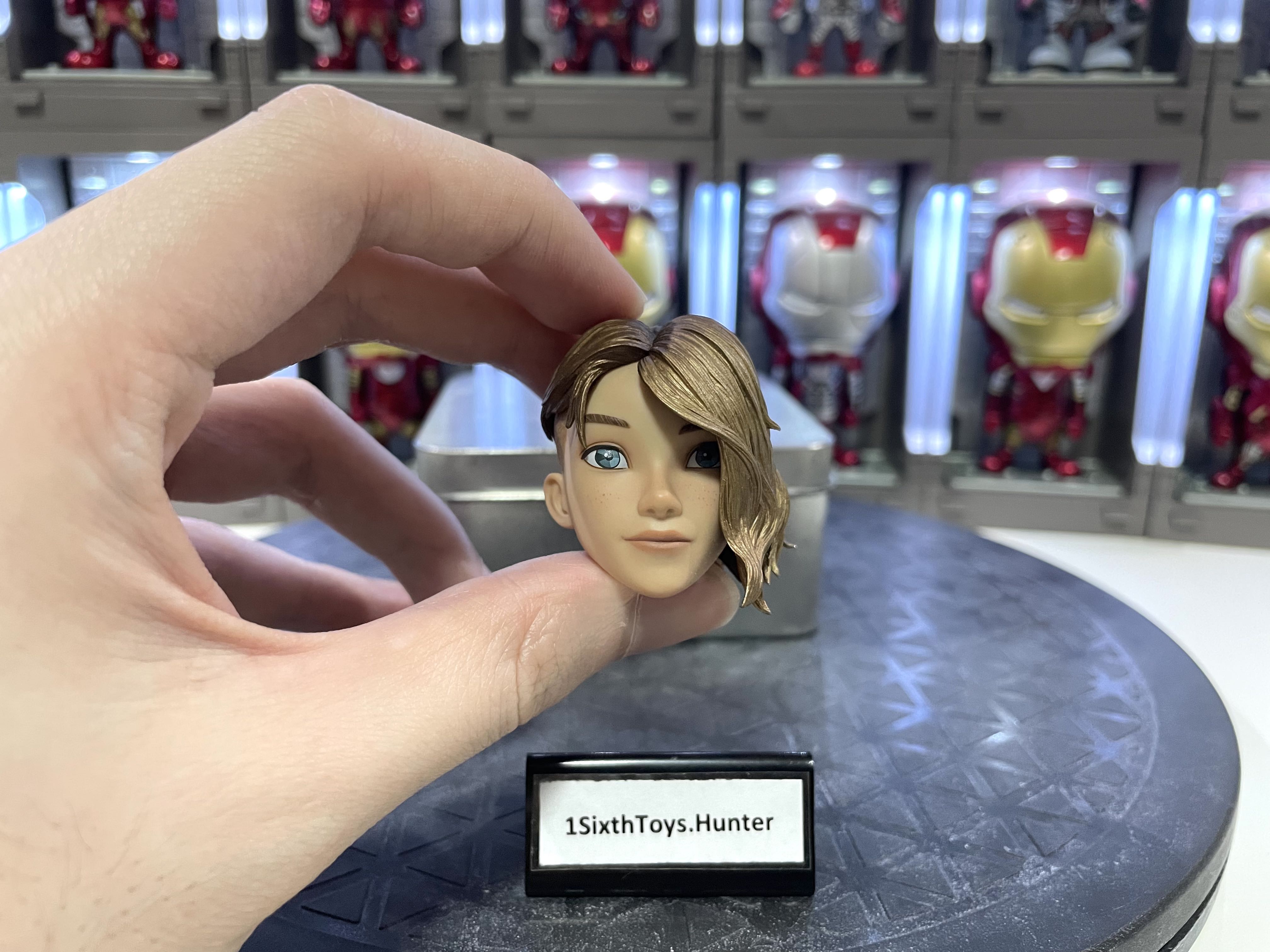 MARVEL SPIDER MAN INTO THE SPIDER VERSE HOT TOYS 1 6 SCALE MMS576 SPIDER GWEN HEAD SCULPT