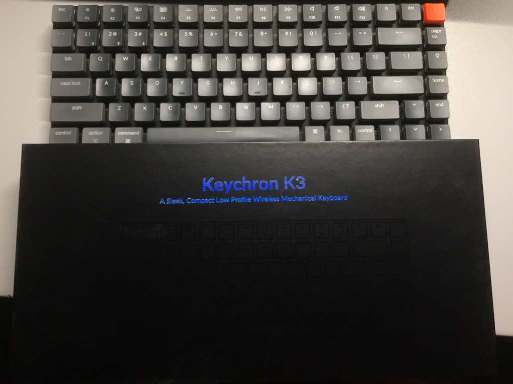 RUSH Keychron K3 V1 Hot Swap Optical Brown ABS Aluminum Frame With KEYCHRON POUCH