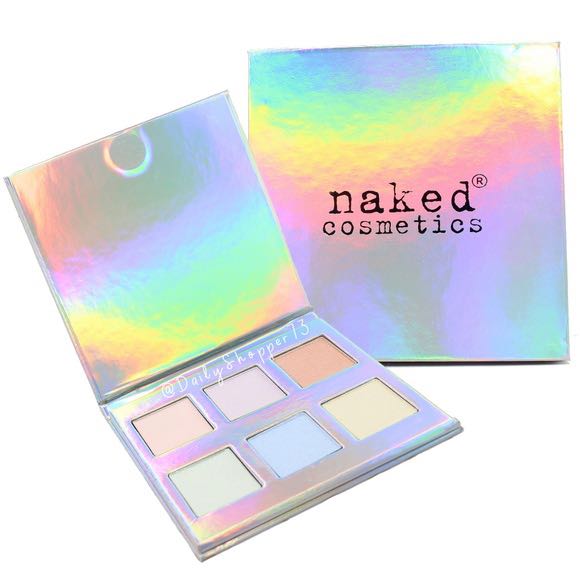 Naked Cosmetics Holographic Highlighter Palette 美容化妝品 健康及美容 皮膚護理