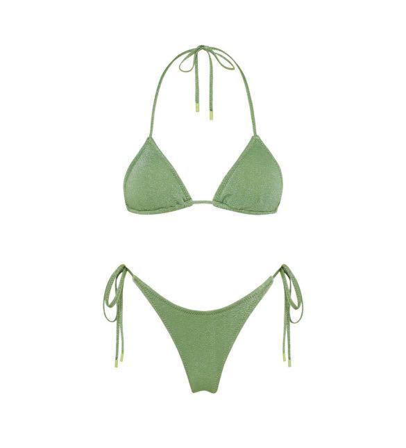 Triangl Bikini Vinca In Fawn Sparkle Women S Fashion Swimwear