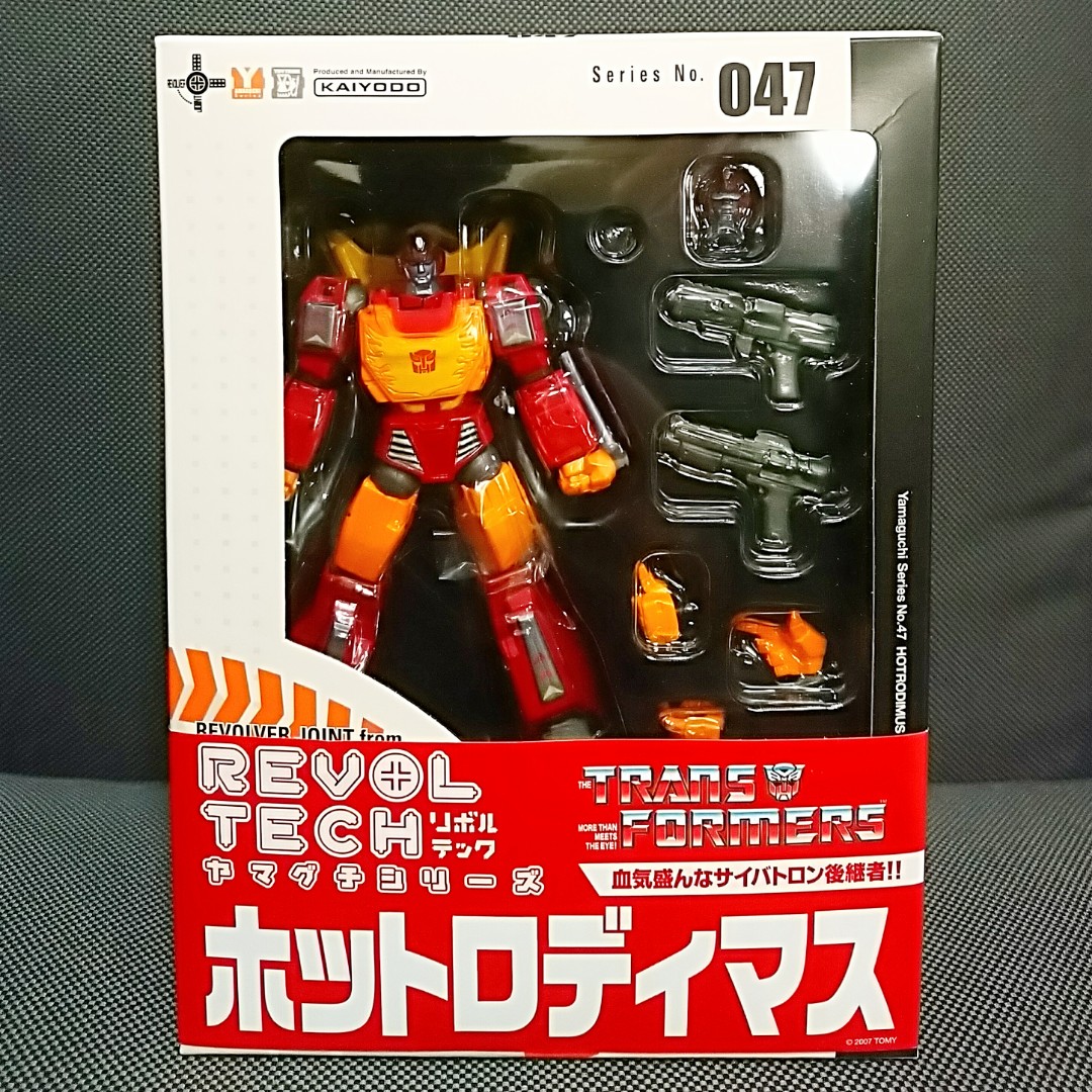 內全新 日版 海洋堂 山口式 可動 變形金剛 火棒 洛迪文 KAIYODO REVOLTECH HOT RODIMUS TRANSFORMERS 興趣及遊戲 玩具 遊戲類