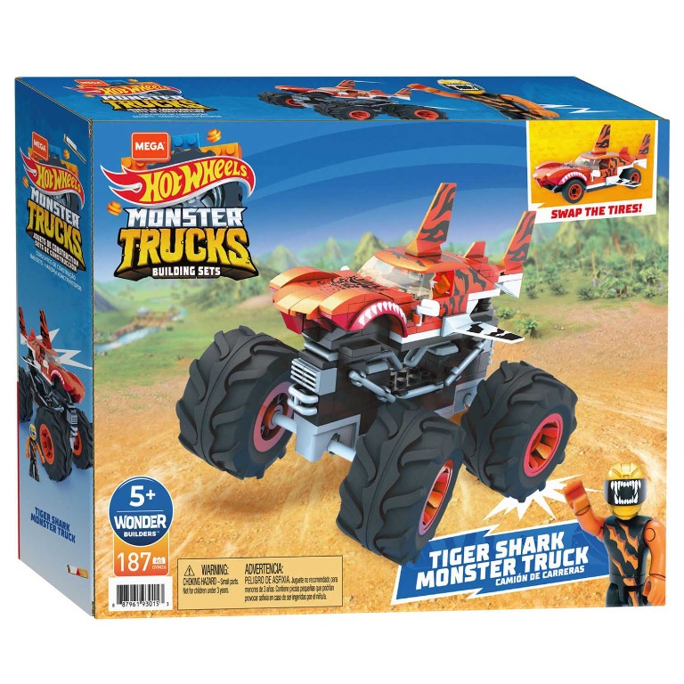 Hot Wheels Monster Trucks Building Sets Tiger Shark Carousell