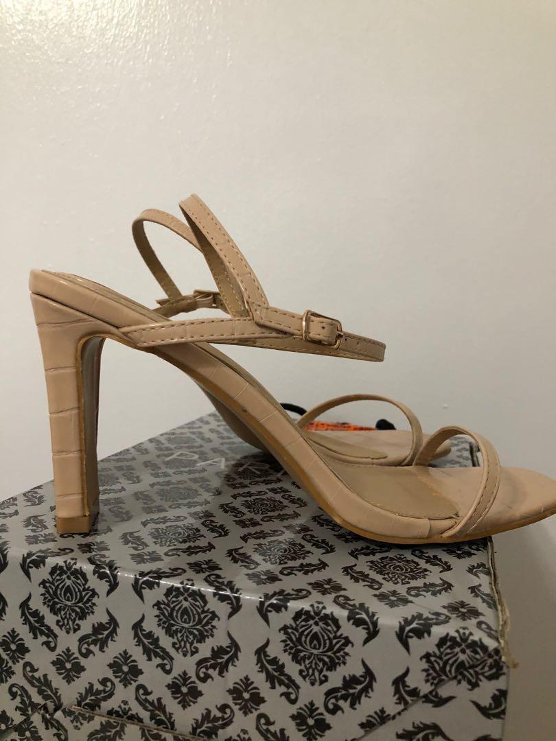 Parisian Nude Heels Women S Fashion Footwear Heels On Carousell