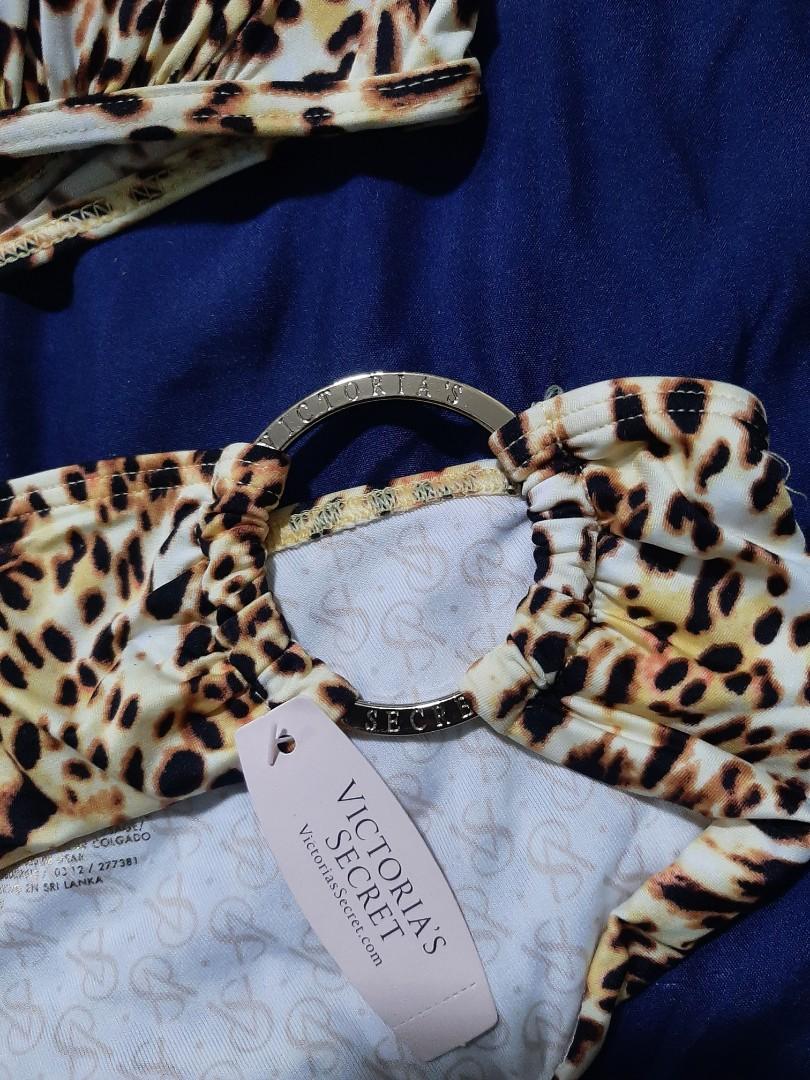 Victorias Secret Leopard Print Bikini Women S Fashion Swimwear Bikinis Swimsuits On Carousell