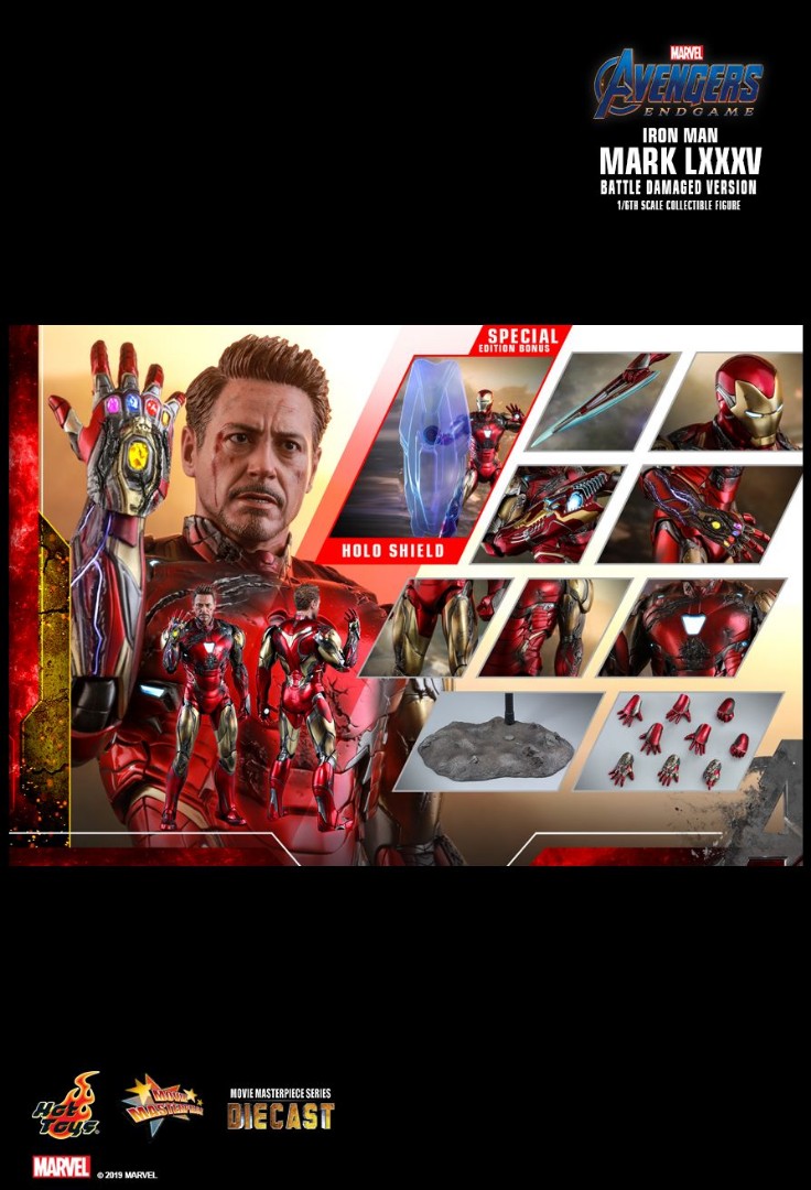 Hottoys Ironman Mark Bd Ver W Bonus Part Mms D B Hot Toys Avengers Endgame Iron