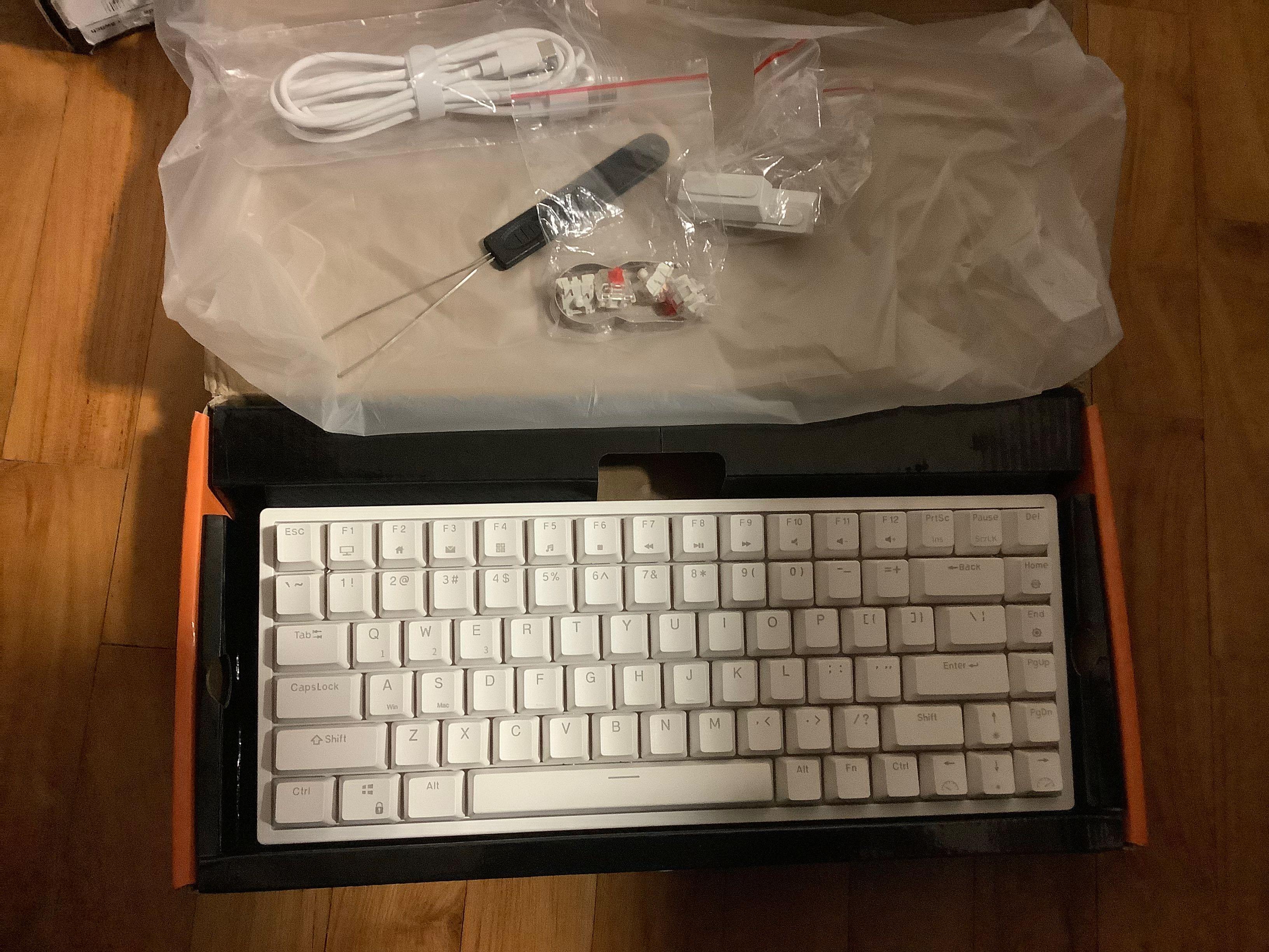 Royal Kludge Rk Rgb Triple Mode Hot Swappable Mechanical Keyboard Computers Tech Parts