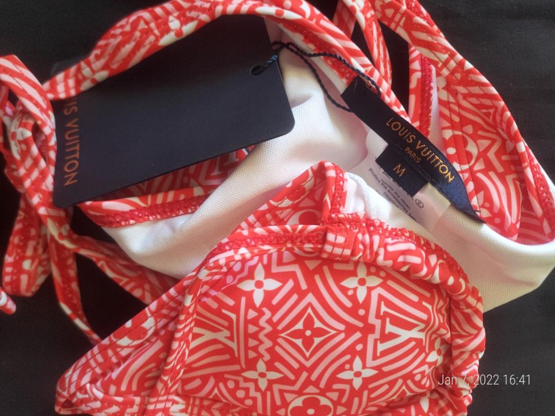 Lv Red Tribal Bikini Set Women S Fashion Swimwear Bikinis