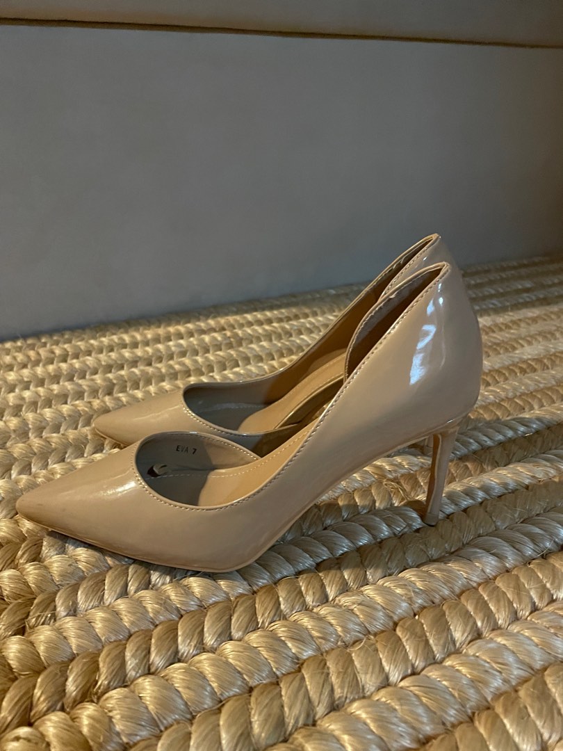 Parisian Nude Heels Women S Fashion Footwear Heels On Carousell