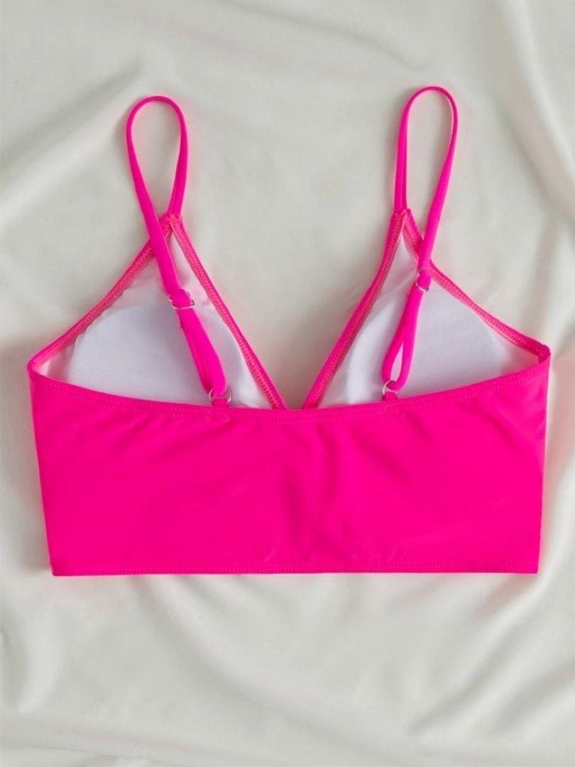 Push Up Sexy Beach Bikini summer Solid Black Women Swimsuit white 女裝