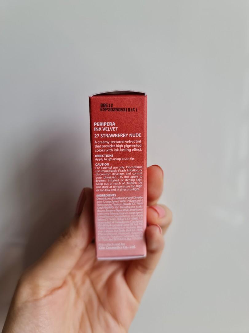Peripera Ink Velvet 27 Strawberry Nude Beauty Personal Care Face Makeup On Carousell