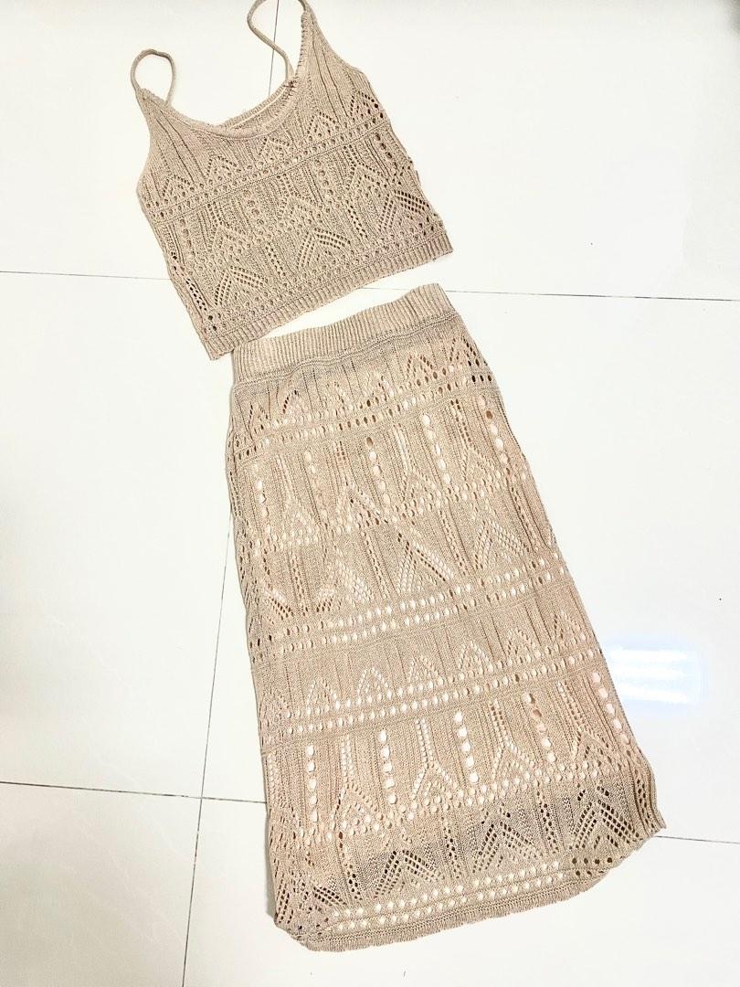 Two Piece Nude Set Women S Fashion Dresses Sets Sets Or