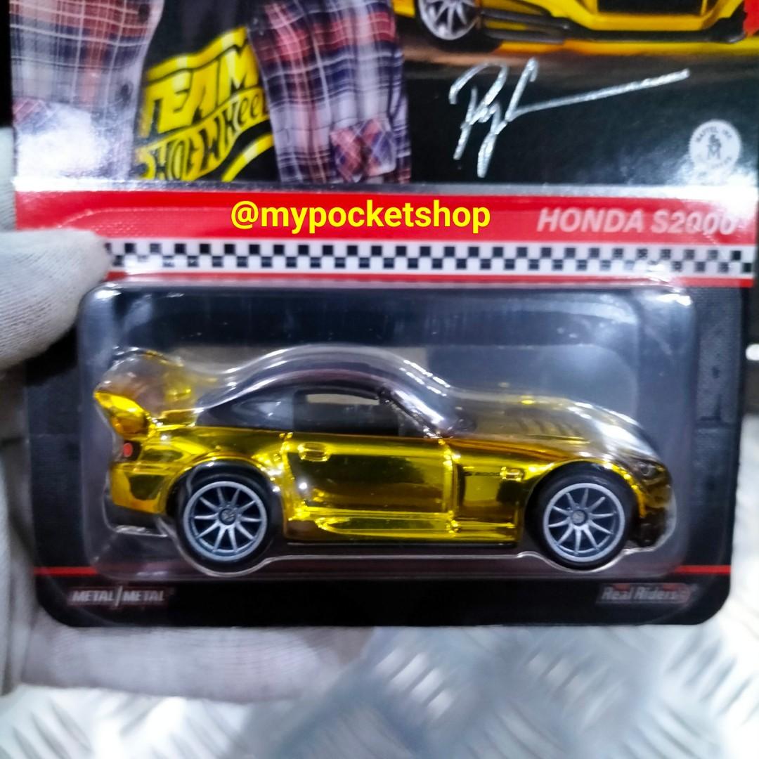 SOLD OUT Hot Wheels Ryu Asada HONDA S Spectraflame Yellow Gold Hotwheels RLC