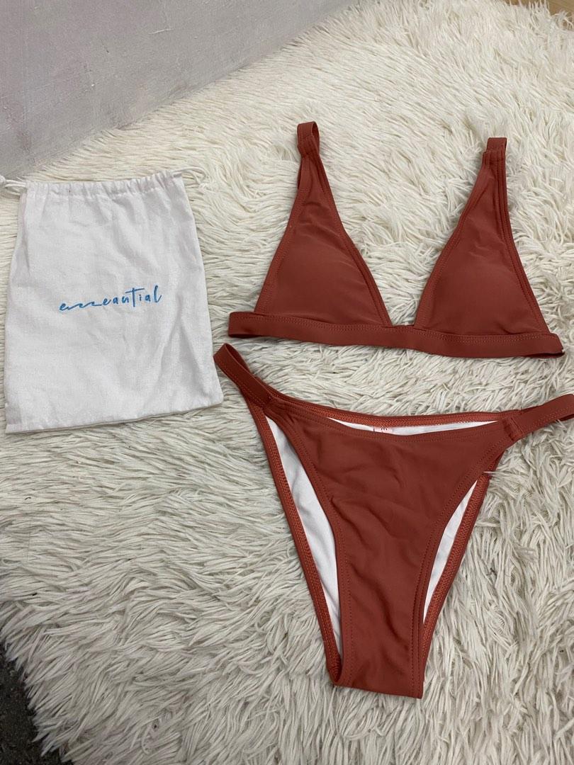 Esseantial Bikini Lila Set Women S Fashion Swimwear Bikinis