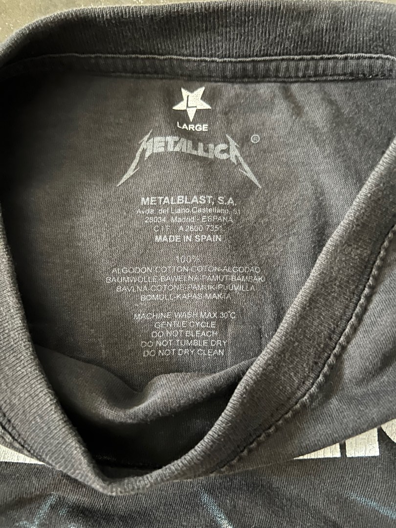 Metallica Fuck Off Men S Fashion Tops Sets Tshirts Polo Shirts