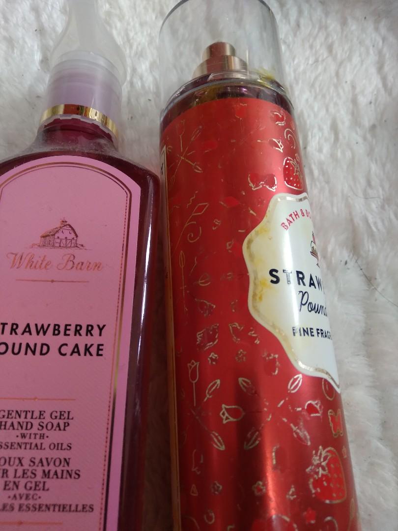 Bbw Strawberry Pound Cake Leaked Beauty Personal Care Fragrance