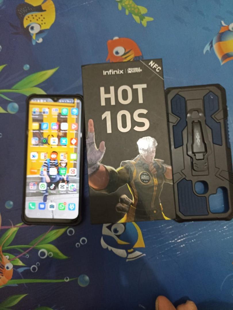 Infinix Hot 10s NFC Full Set Telepon Seluler Tablet Ponsel Android Lainnya Di Carousell