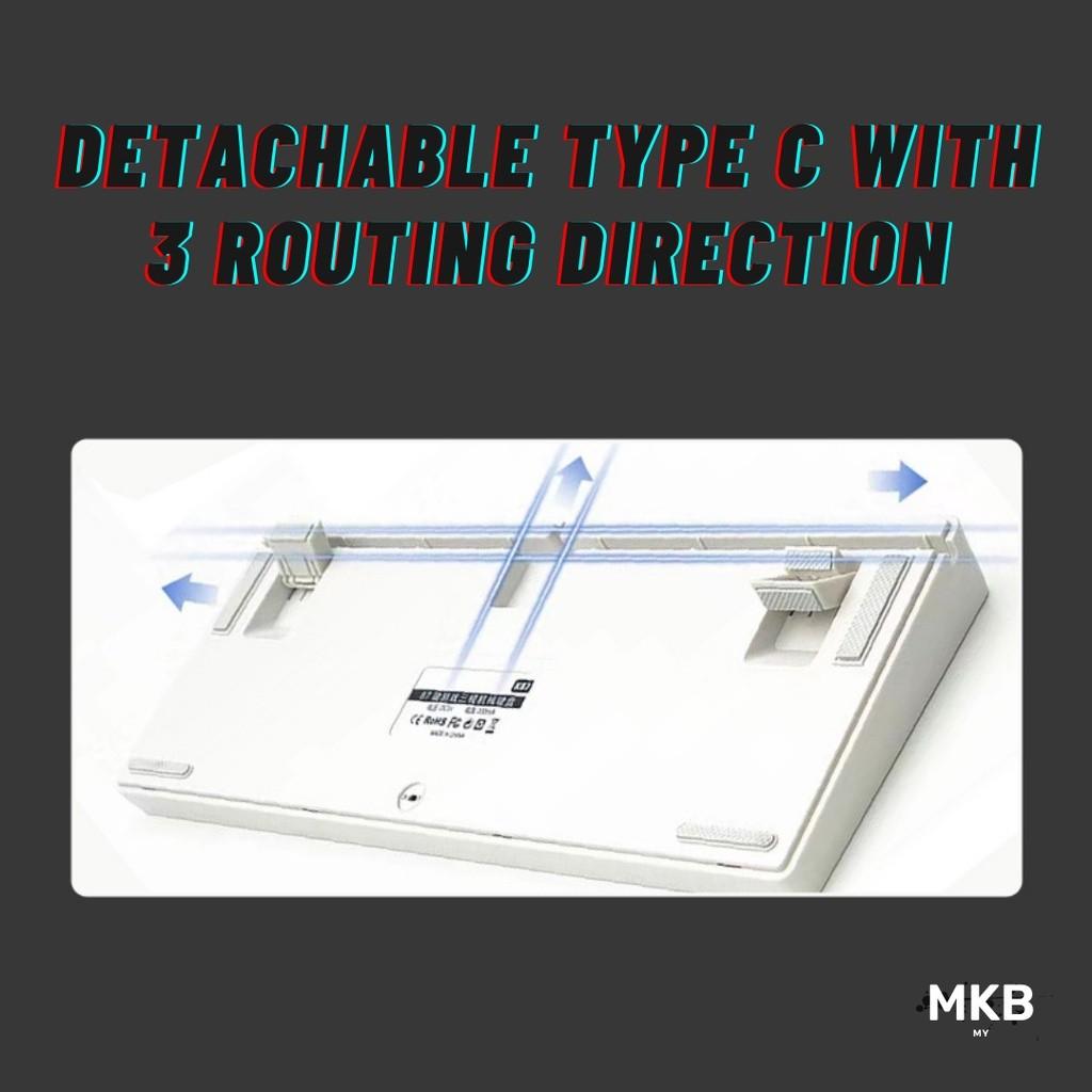 Mmd Keyboard Japanese Keys Tkl Hot Swap Rgb Tri Mode Fullset Computers Tech