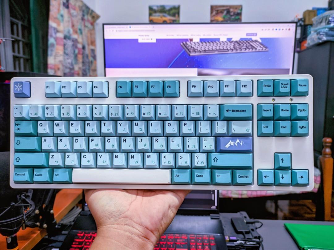 Mmd Keyboard Japanese Keys Tkl Hot Swap Rgb Tri Mode Fullset Computers Tech
