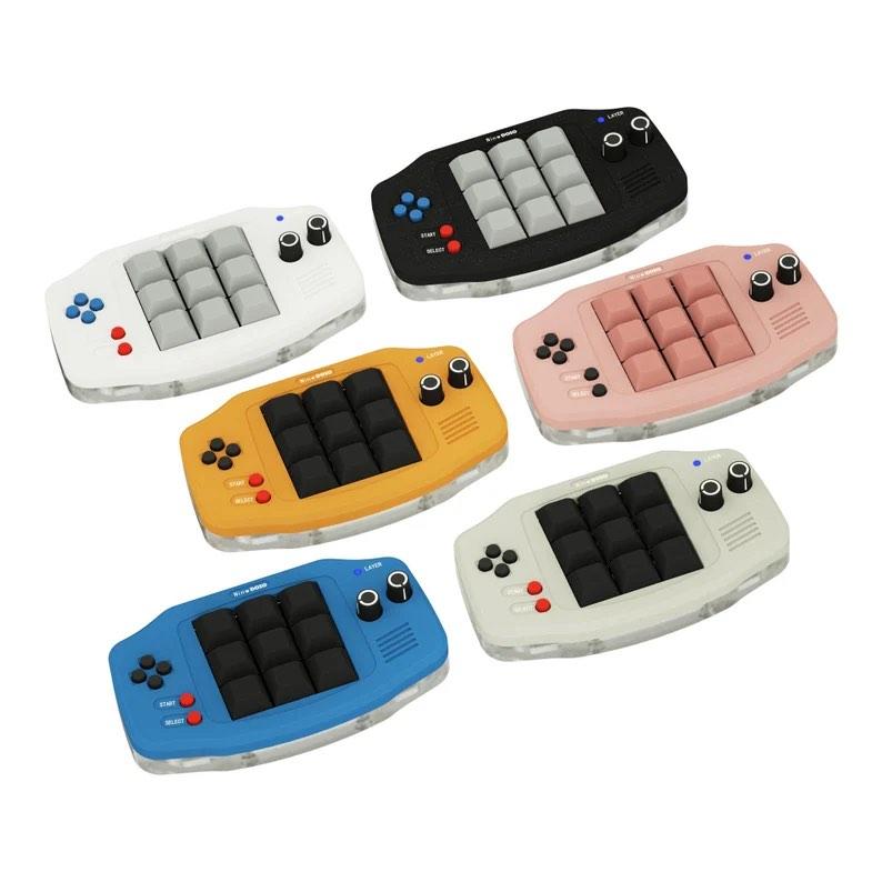 Gba Style Programmable Knob Mini Wired Mechanical Keyboard Numeric Keypad Support Via Gasket Hot
