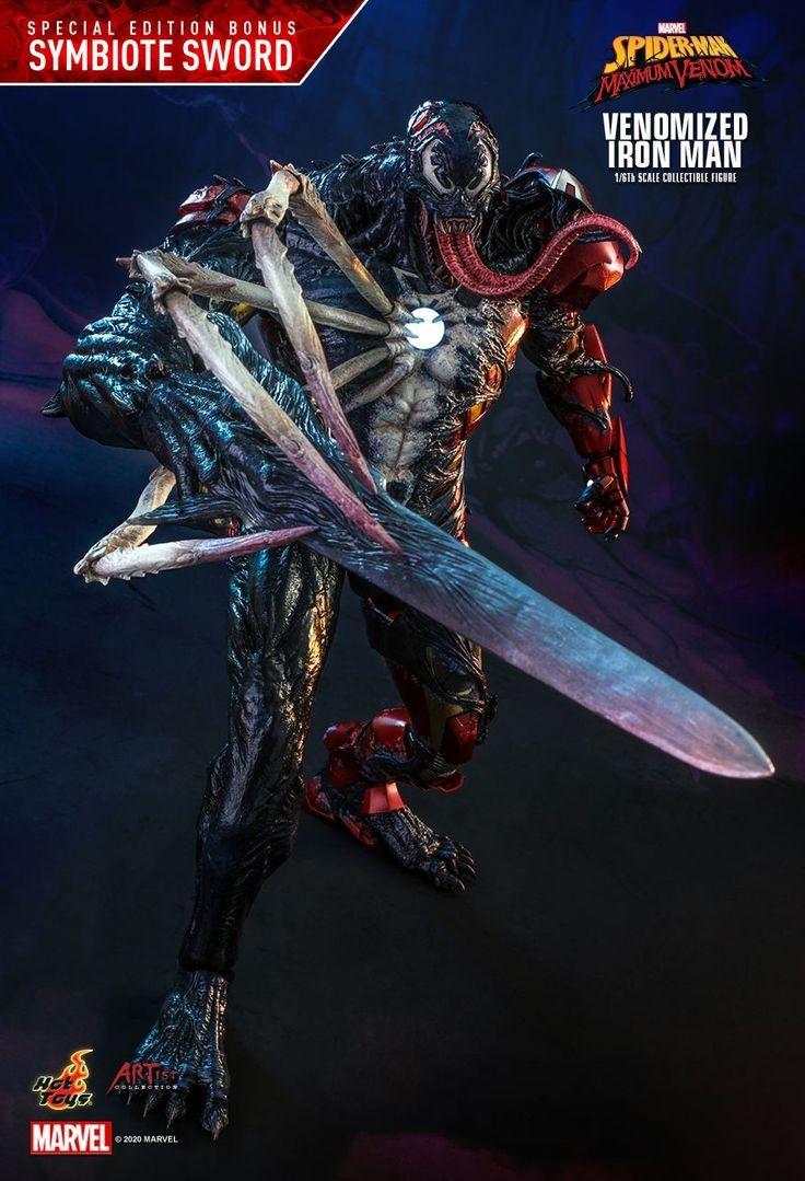 Hot Toys AC B Marvel S Spider Man Maximum Venomized Iron Man Special Edition Collectible