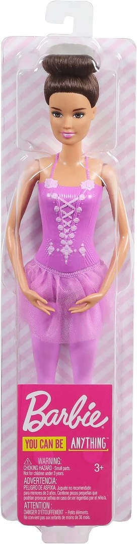 Mattel Barbie Ballerina Doll Brunette With Ballerina Outfit And Ballet Posed Arms Ready Stock
