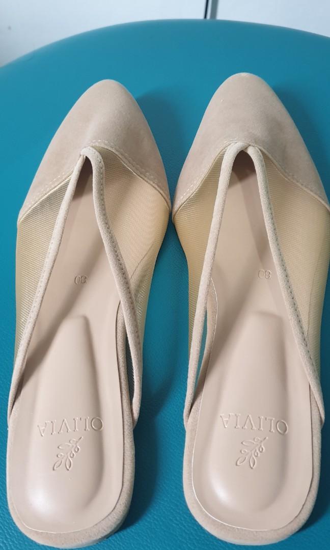 Olivia Mnl Nude Flats Women S Fashion Footwear Flats Sandals On