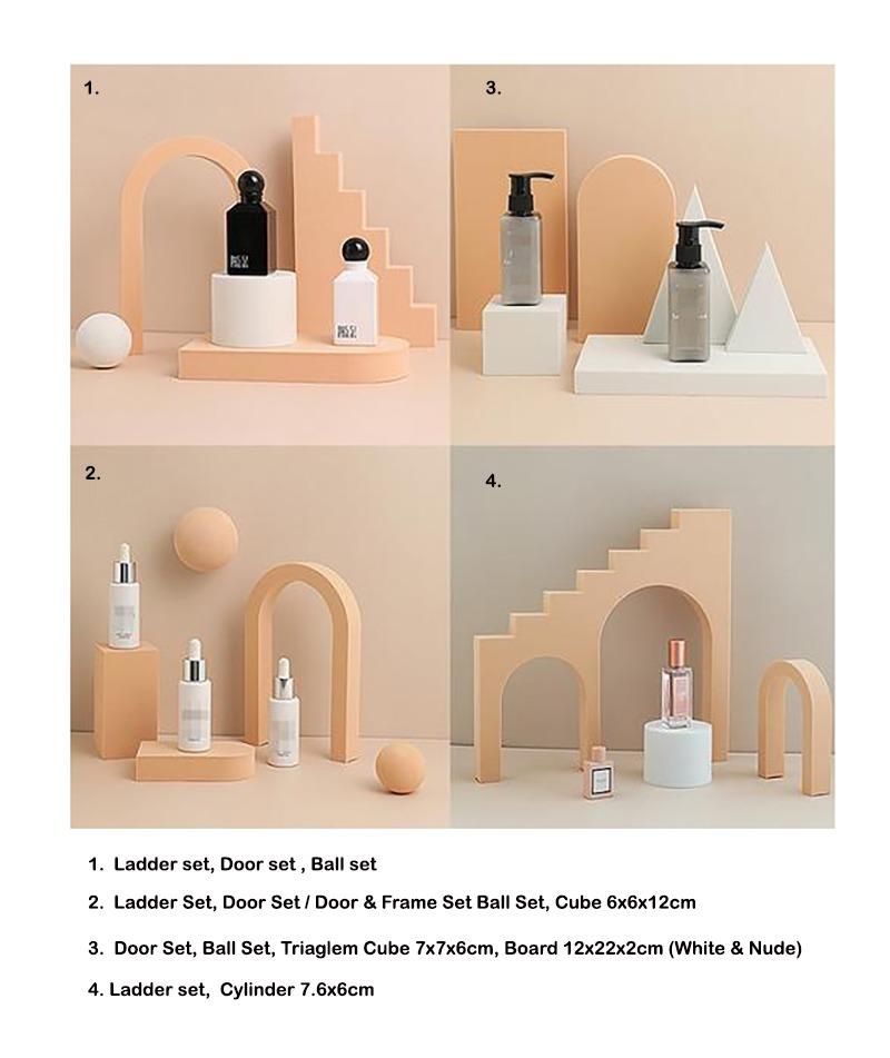 White Nude Polymer Foam Props In Different Designs For Photo Video Shooting Photography