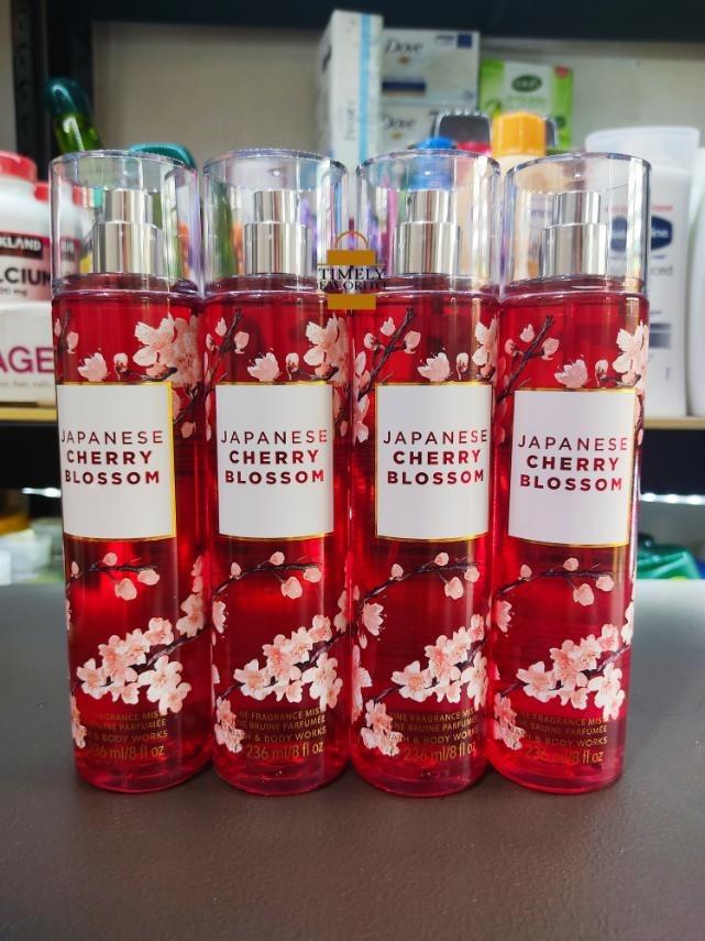 BBW Japanese Cherry Blossom Fine Fragrance Mist 236ml Beauty Personal Care Fragrance