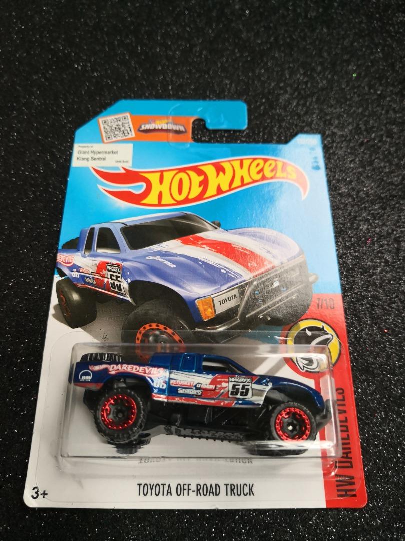 Hot Wheels Toyota Off Road Truck Blue Hobbies Toys Toys Games On Carousell