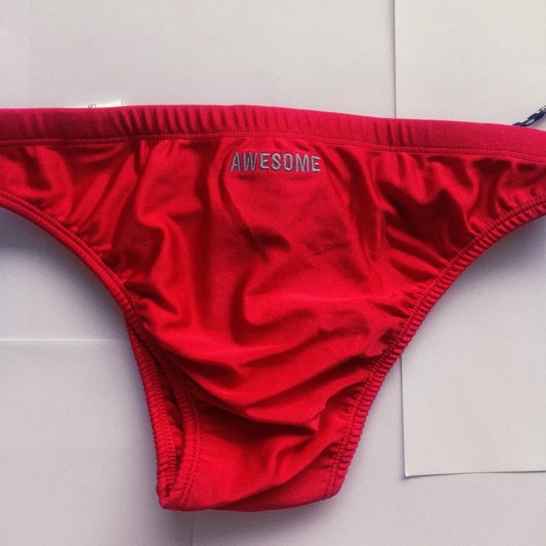 Men Red Swim Bikini Men S Fashion Bottoms Swim Trunks Board Shorts