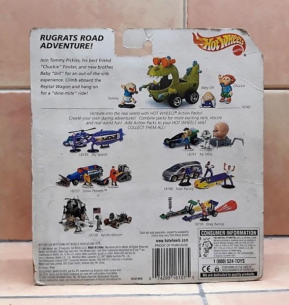 THE RUGRATS MOVIE Hot Wheels Action Pack Series Nickelodeon