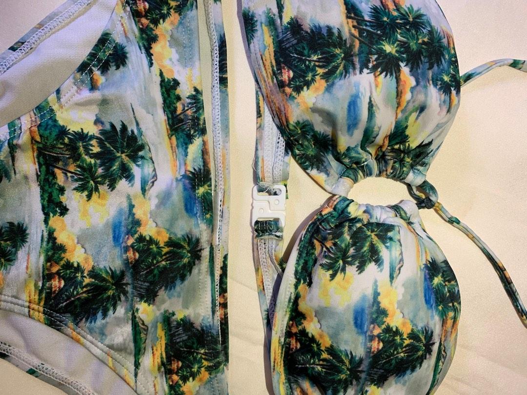 Tropical Print Two Piece Bikini Women S Fashion Swimwear Bikinis