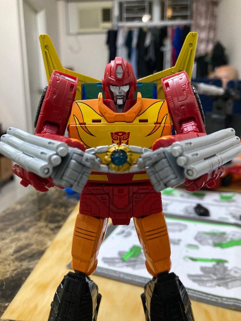 transformers 變形金剛 hot rod rodimus prime 洛迪文 兩隻 興趣及遊戲 玩具 遊戲類 Carousell