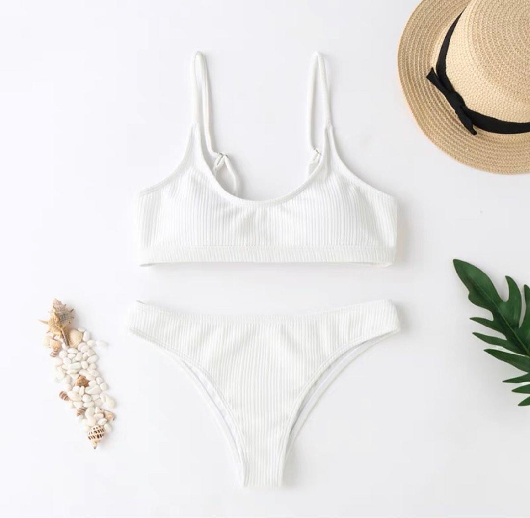 Womens White Bikini Swimsuit Carousell
