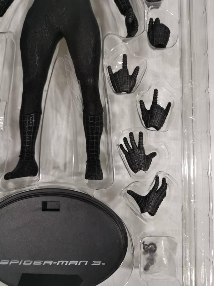 HOT TOYS MMS SPIDER MAN SPIDER MAN BLACK SUIT VERSION TH SCALE LIMITED EDITION