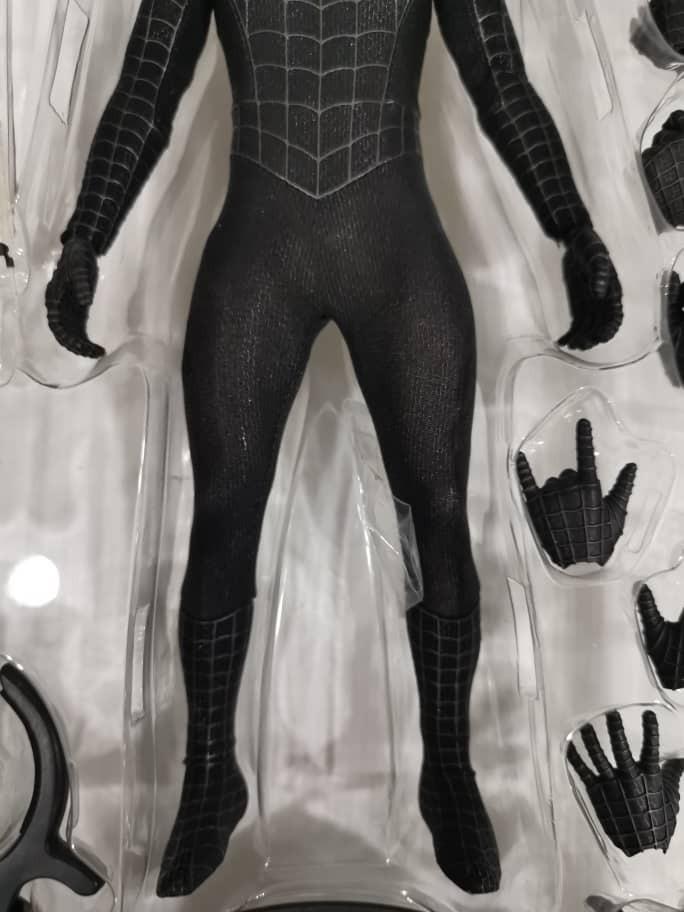 HOT TOYS MMS165 SPIDER MAN 3 SPIDER MAN BLACK SUIT VERSION 1 6TH SCALE LIMITED EDITION