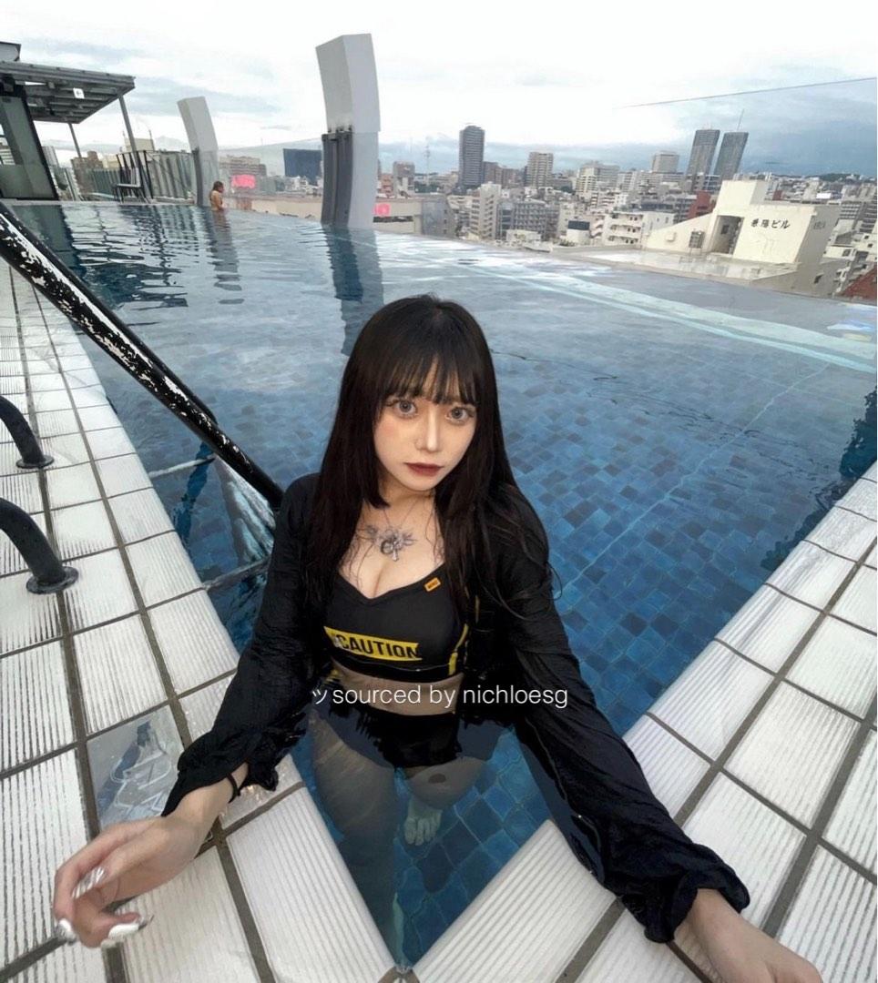 Fr Caution Line Bikini Women S Fashion Swimwear Bikinis Swimsuits