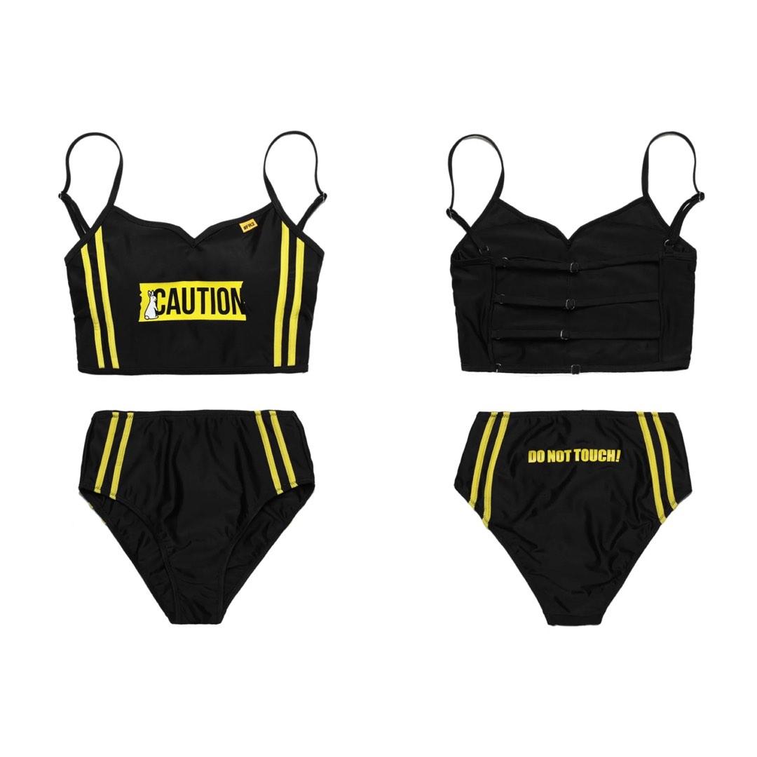 Fr Caution Line Bikini Women S Fashion Swimwear Bikinis Swimsuits