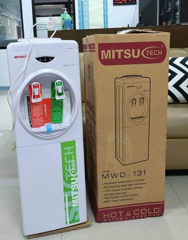 Eureka Mitsu Tech MWD Hot And Cold Water Dispenser TV Home Appliances Kitchen