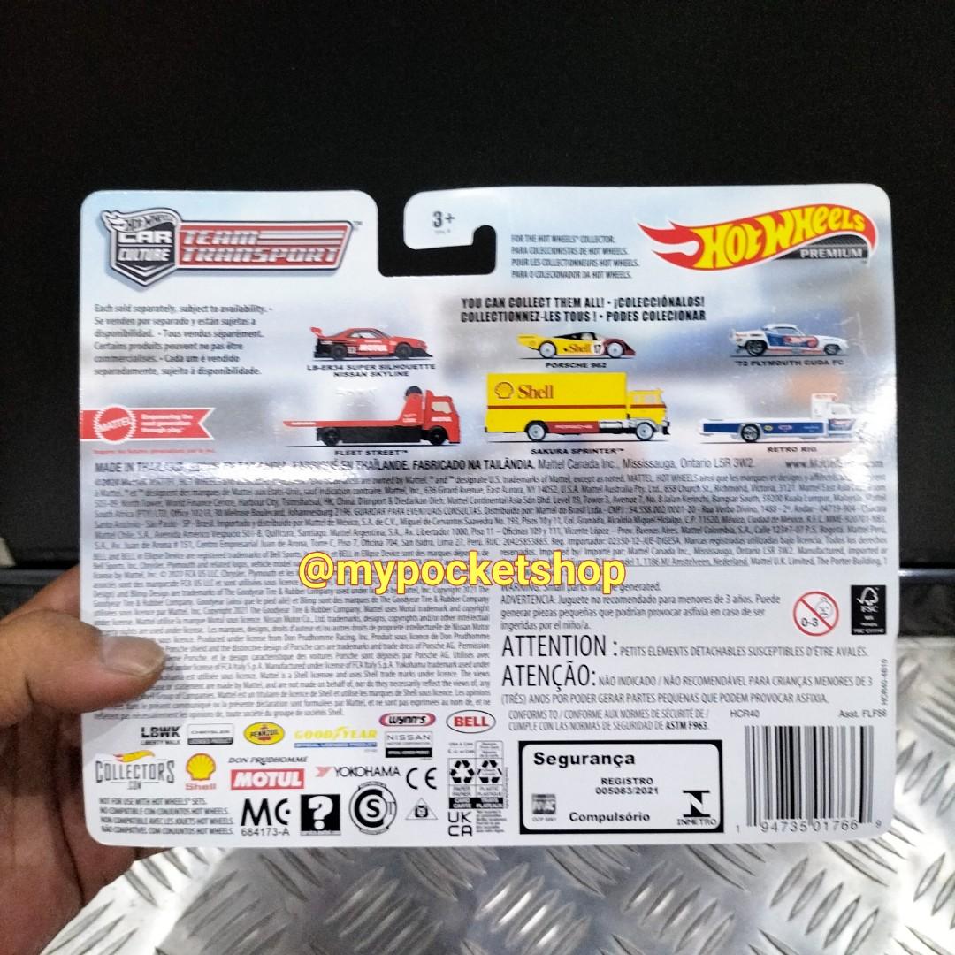 Hot Wheels 72 PLYMOUTH CUDA FUNNY CAR W RETRO RIG HAULER TRUCK 2022 Hotwheels 46 Team