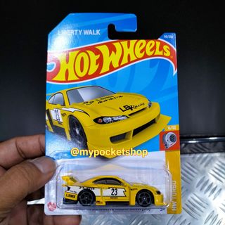 Japan Card Hot Wheels LB SUPER SILHOUETTE NISSAN SILVIA S Yellow Hotwheels Turbo