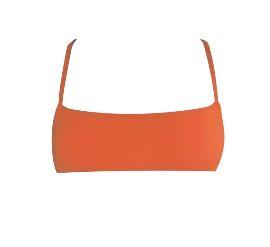 Ahon The Label Araw Bikini Top Tangerine Orange Women S Fashion