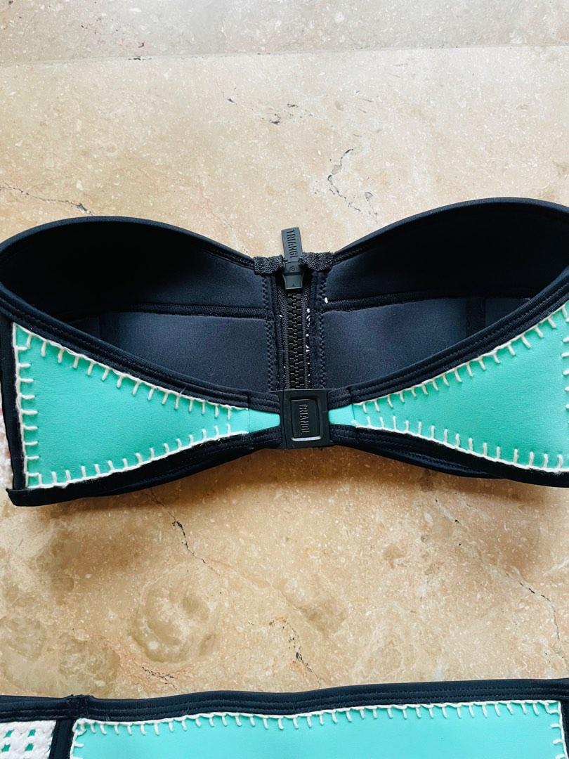 Triangl Bikini Pink And Teal Women S Fashion Swimwear Bikinis Swimsuits On Carousell