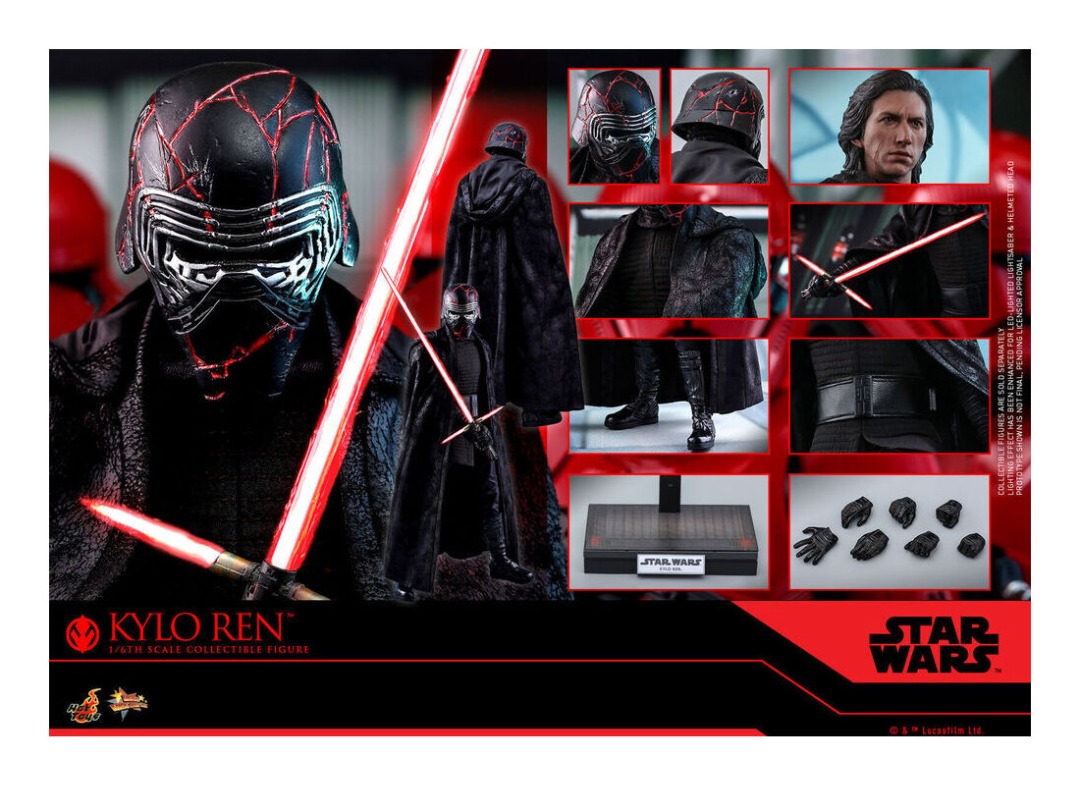 Hot Toys Kylo Ren Star Wars The Rise Of Skywalker Hobbies Toys Toys Games On Carousell