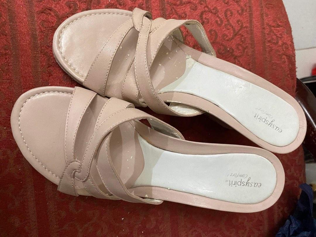 Nude Heels Wedge Women S Fashion Footwear Heels On Carousell