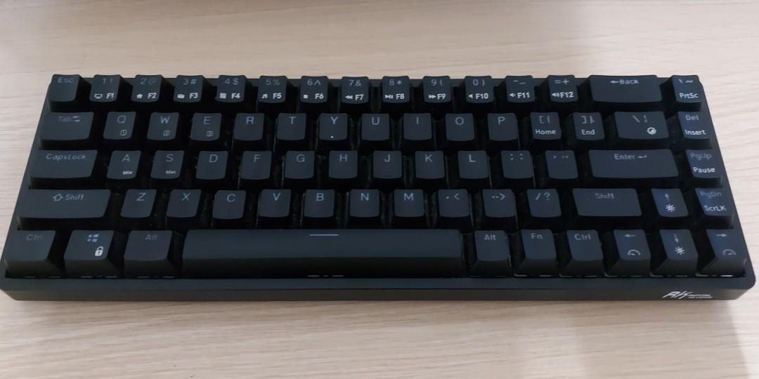 Rk Mechanical Keyboard Hot Swappable Red Keys Computers Tech Parts Accessories Computer