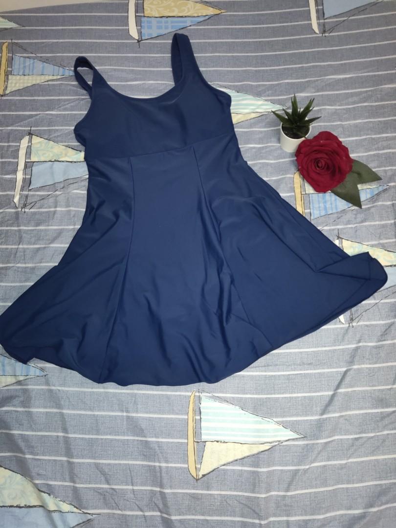 Sogo Blue Flared Skirt Bikini Bathing Suit Women S Fashion Swimwear Bikinis Swimsuits On