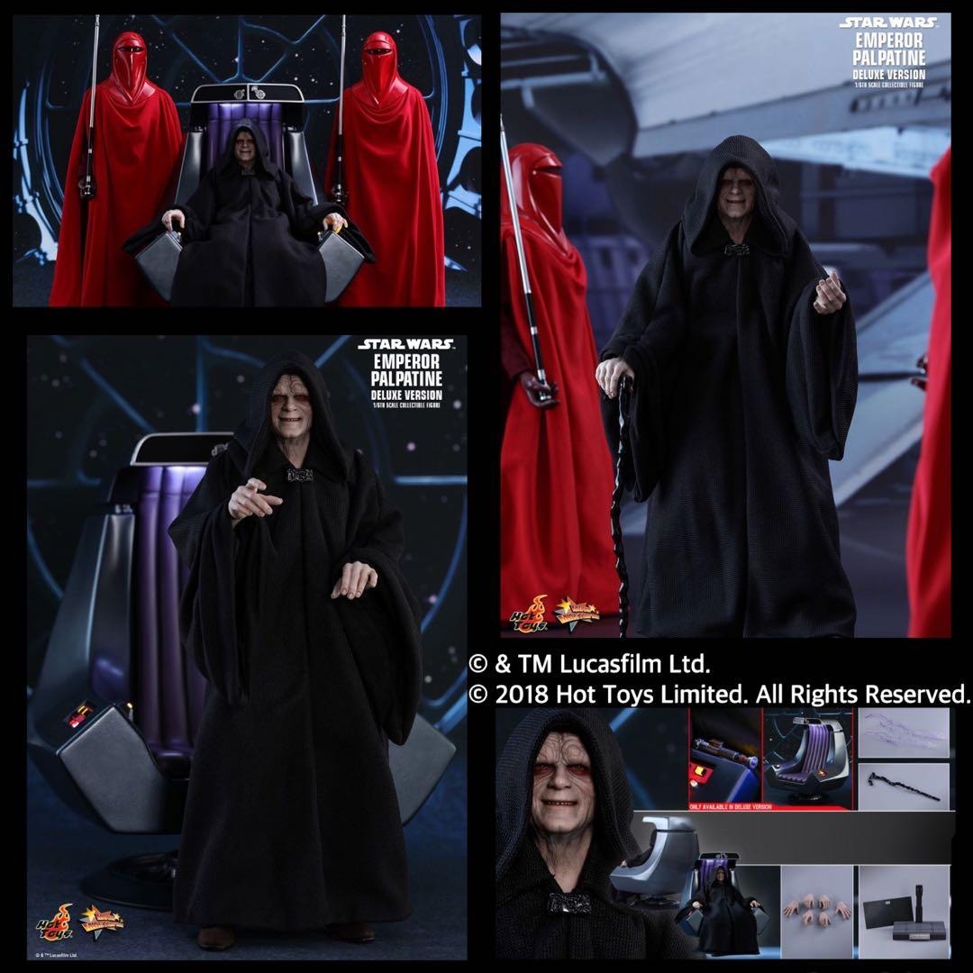 全新 膠袋未開 Hottoys Hot toys Starwars Star Wars Emperor Palpatine Deluxe Ver MMS468 MMS 468 星球大戰 興趣